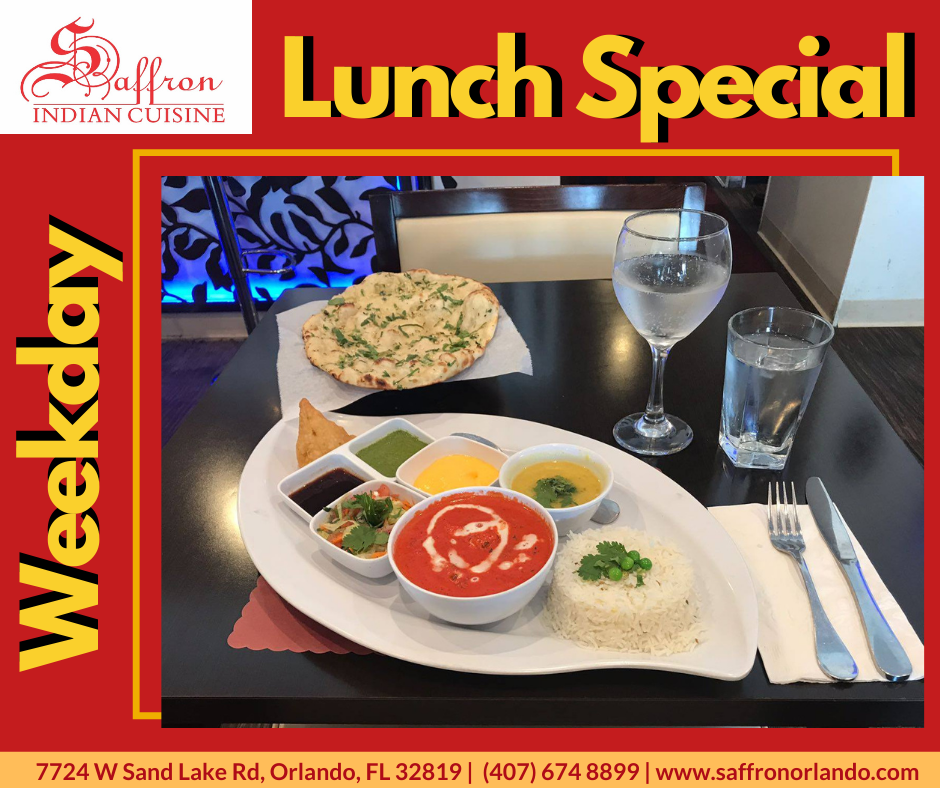 Saffron Indian Cuisine 7724 W Sand Lake Rd, Orlando