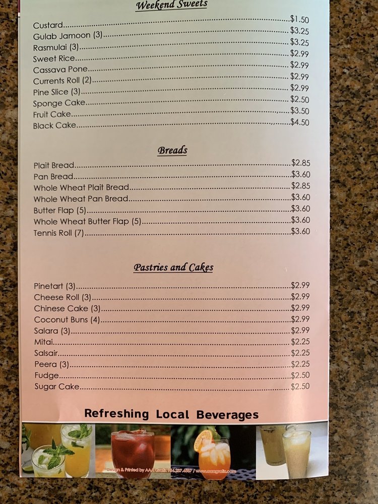 Sheiks Bakery + Roti Cafe 184 N University Dr, Pembroke Pines