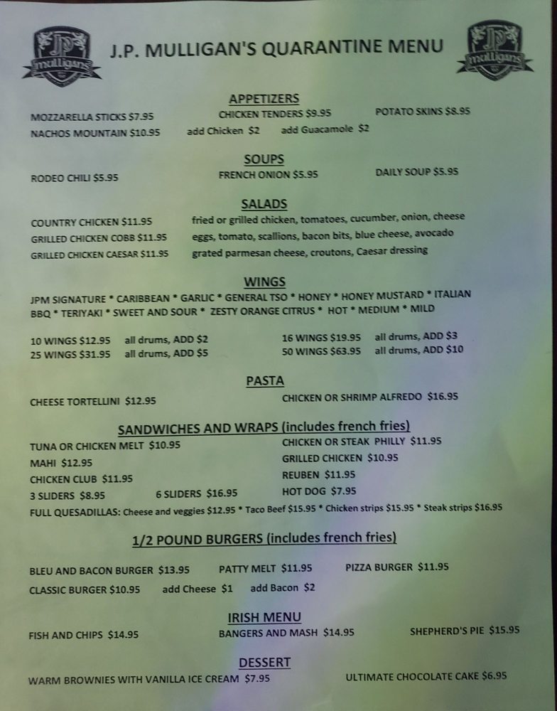 JP Mulligans 12415 Taft St, Pembroke Pines