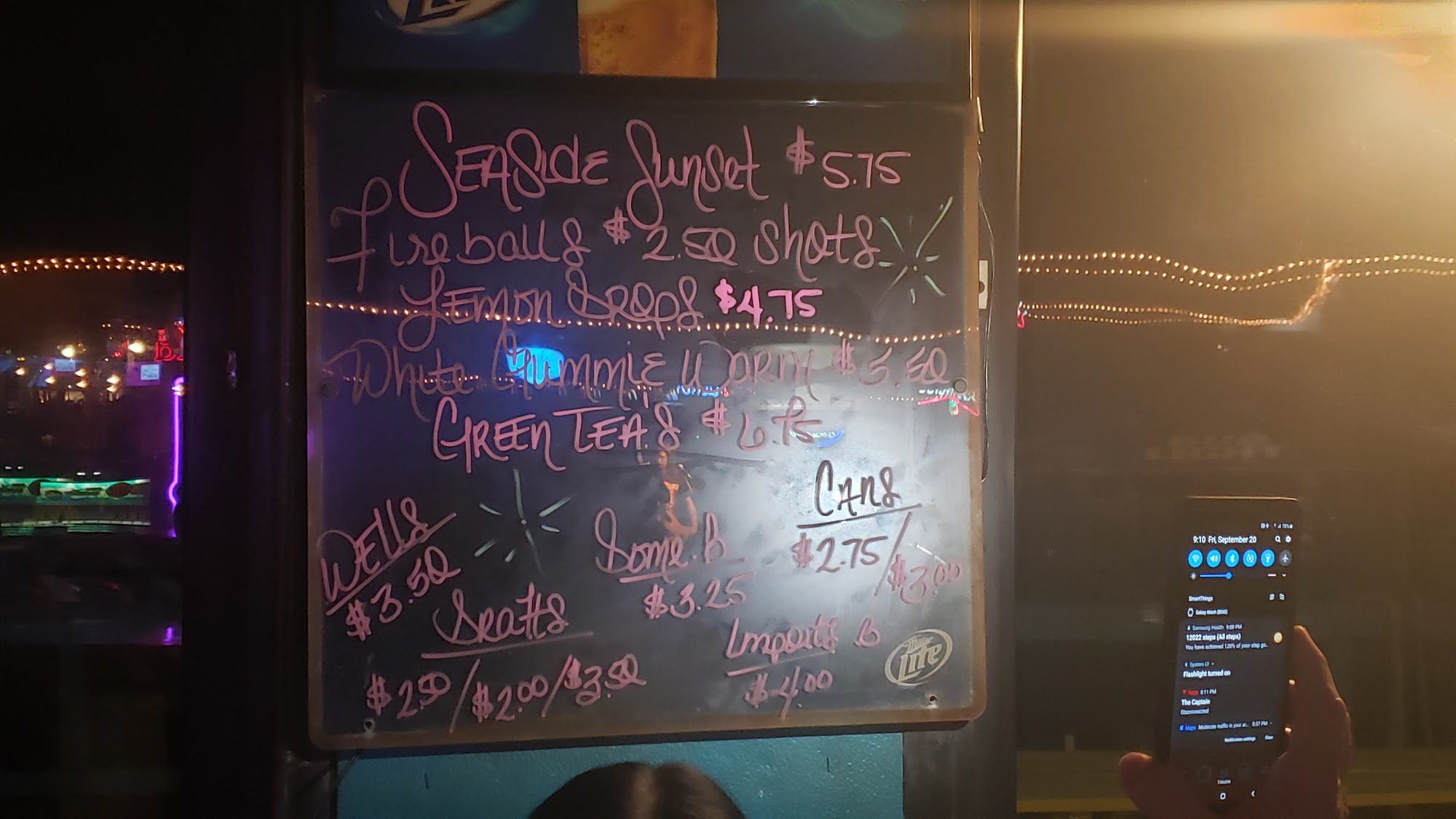 Seaside Inn 2.0 Menu