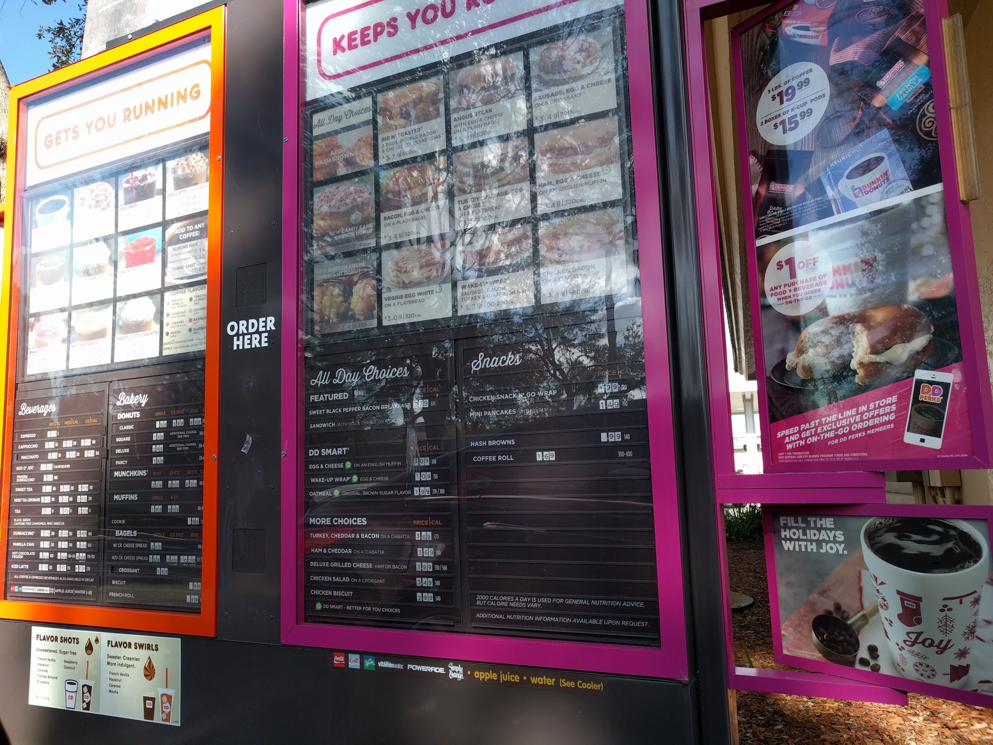 Dunkin' Menu