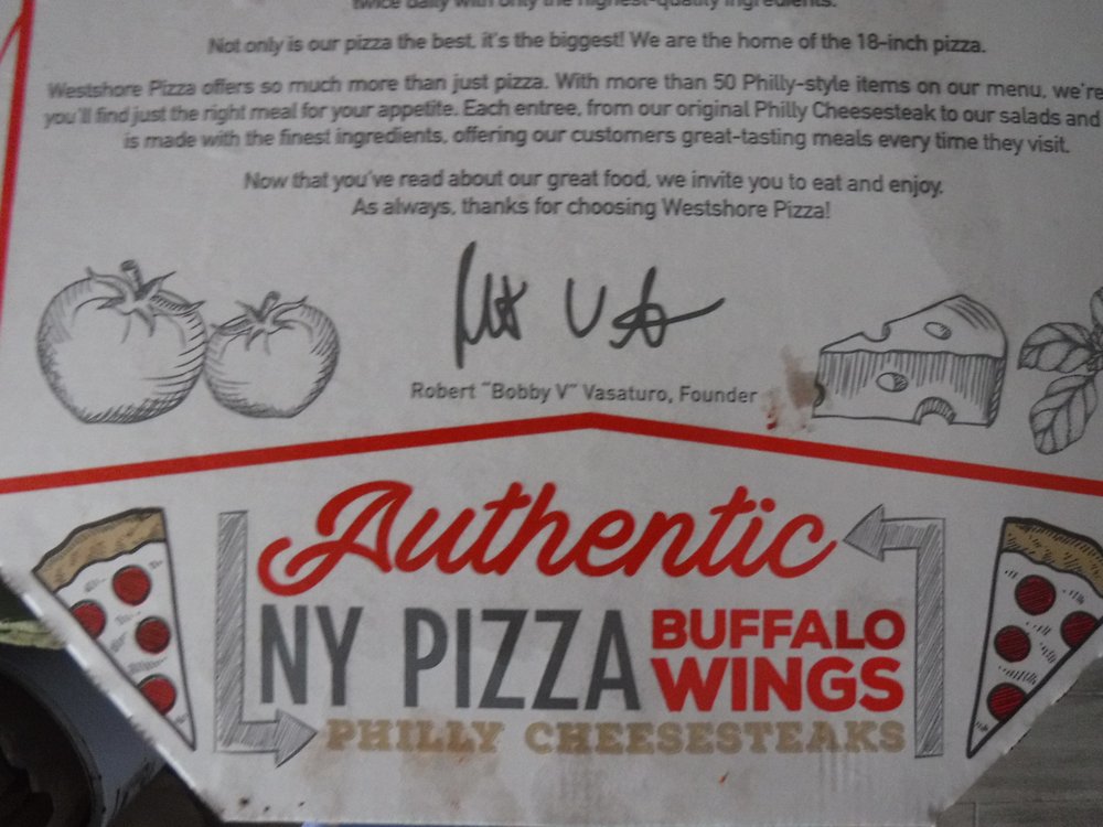 Westshore Pizza 6928 22nd Ave N, St. Petersburg