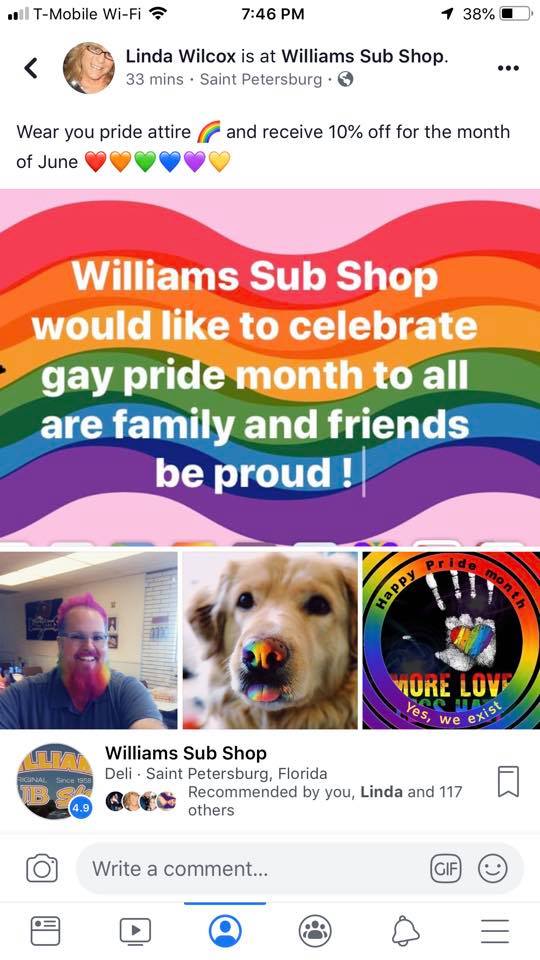 Williams Sub Shop 3801 Tyrone Blvd N, St. Petersburg