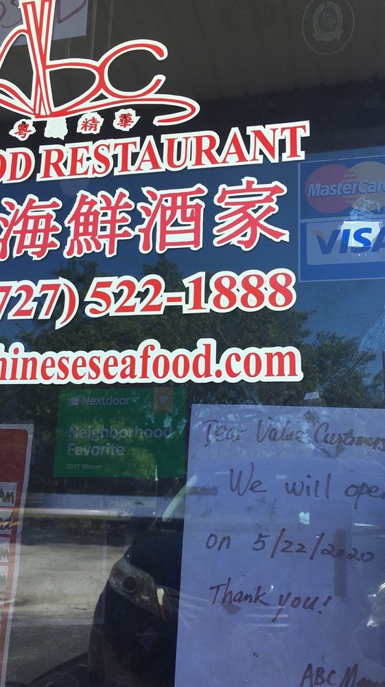 ABC Seafood Restaurant 2705 54th Ave N #3, St. Petersburg