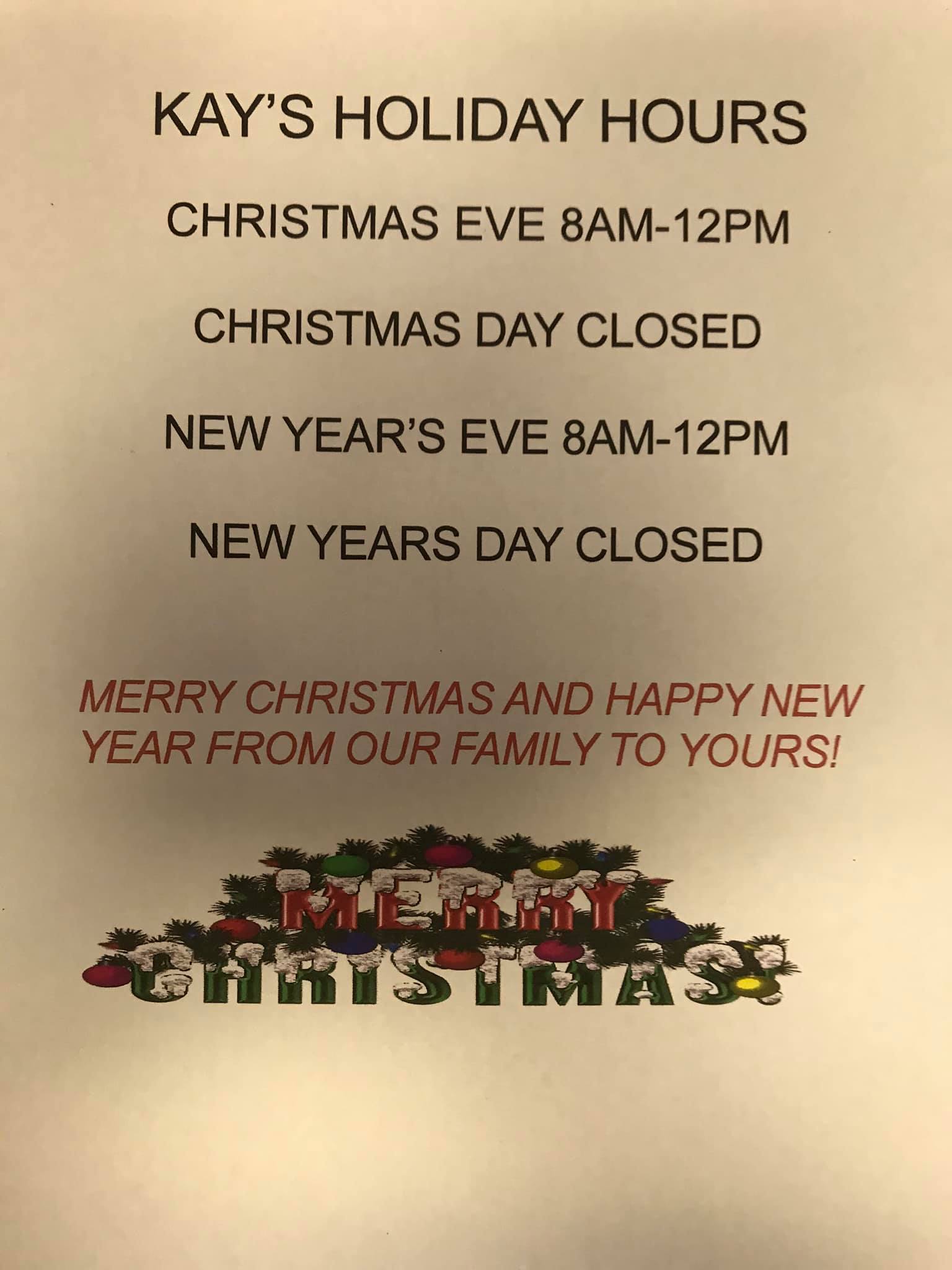Kay's Family Restaurant 6475 Central Ave N, St. Petersburg