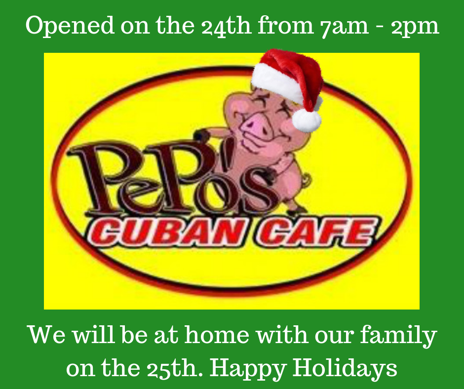 Pepo's Cuban Cafe 9939 4th St N, St. Petersburg