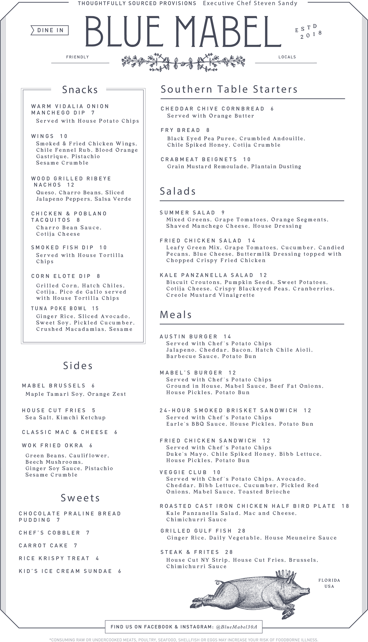 Blue Mabel Smokehouse & Provisions 2260 W County Hwy 30A, Santa Rosa Beach