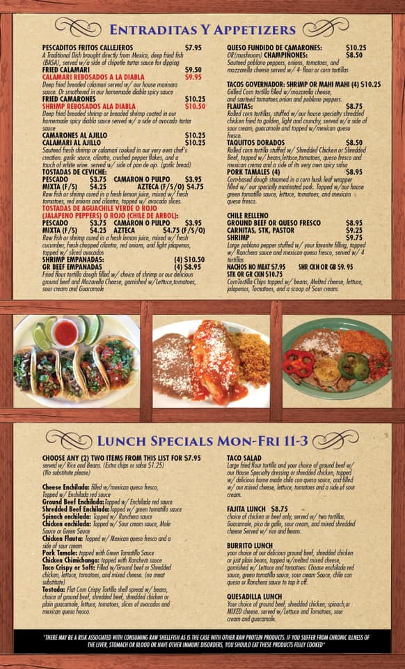 Mariscos Azteca Mexican Seafood Restaurant 1100 N Tuttle Ave #8, Sarasota