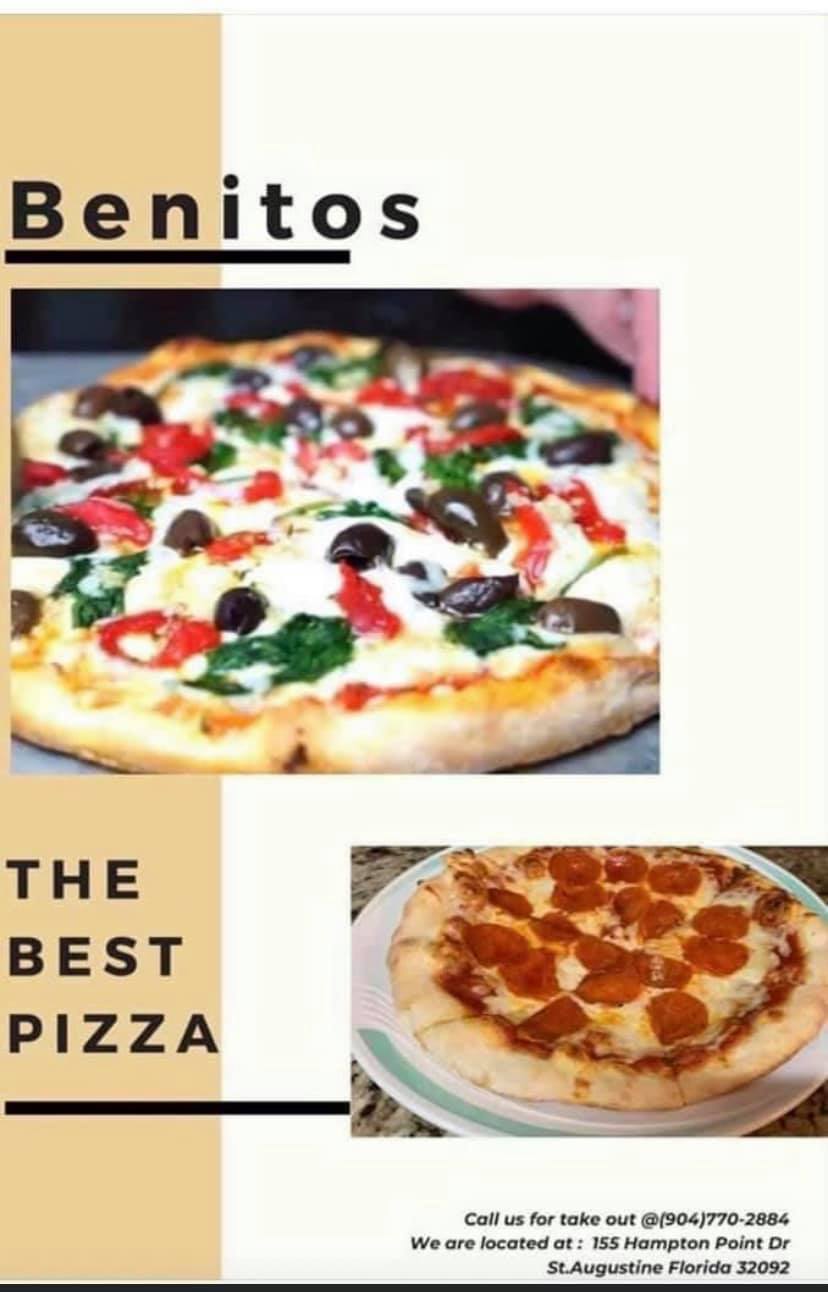 Benito's Italian Cafe & Pizzeria 155 Hampton Point Dr, St. Augustine