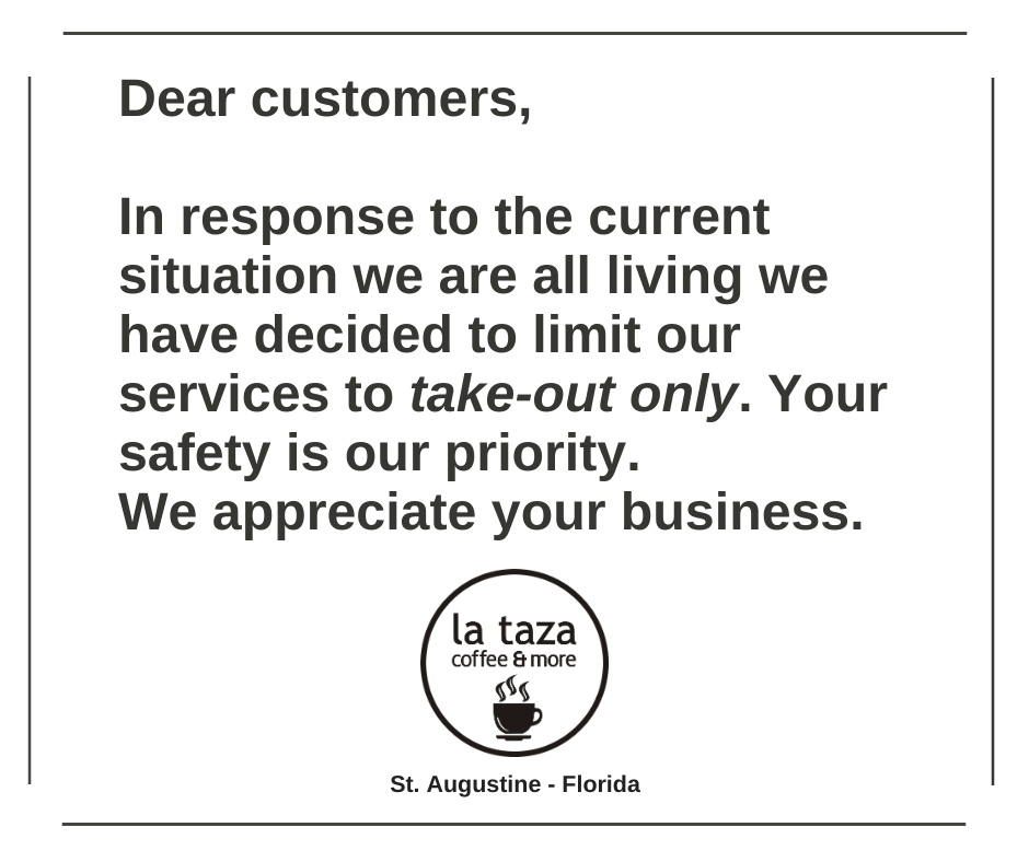 La Taza Coffee & More 3915 A1A S #103, St. Augustine
