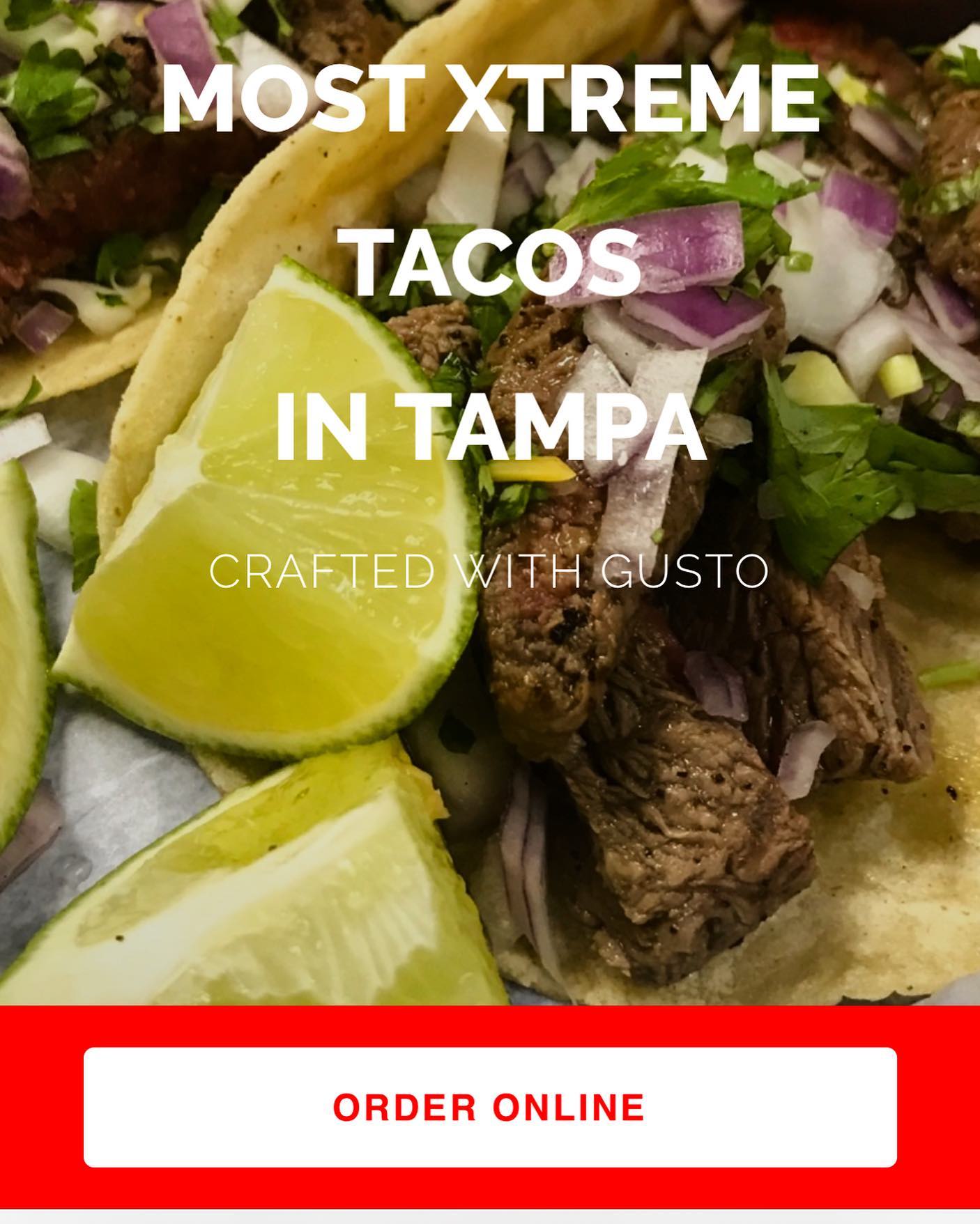 Xtreme Tacos Food Truck 6905 N Orleans Ave, Tampa