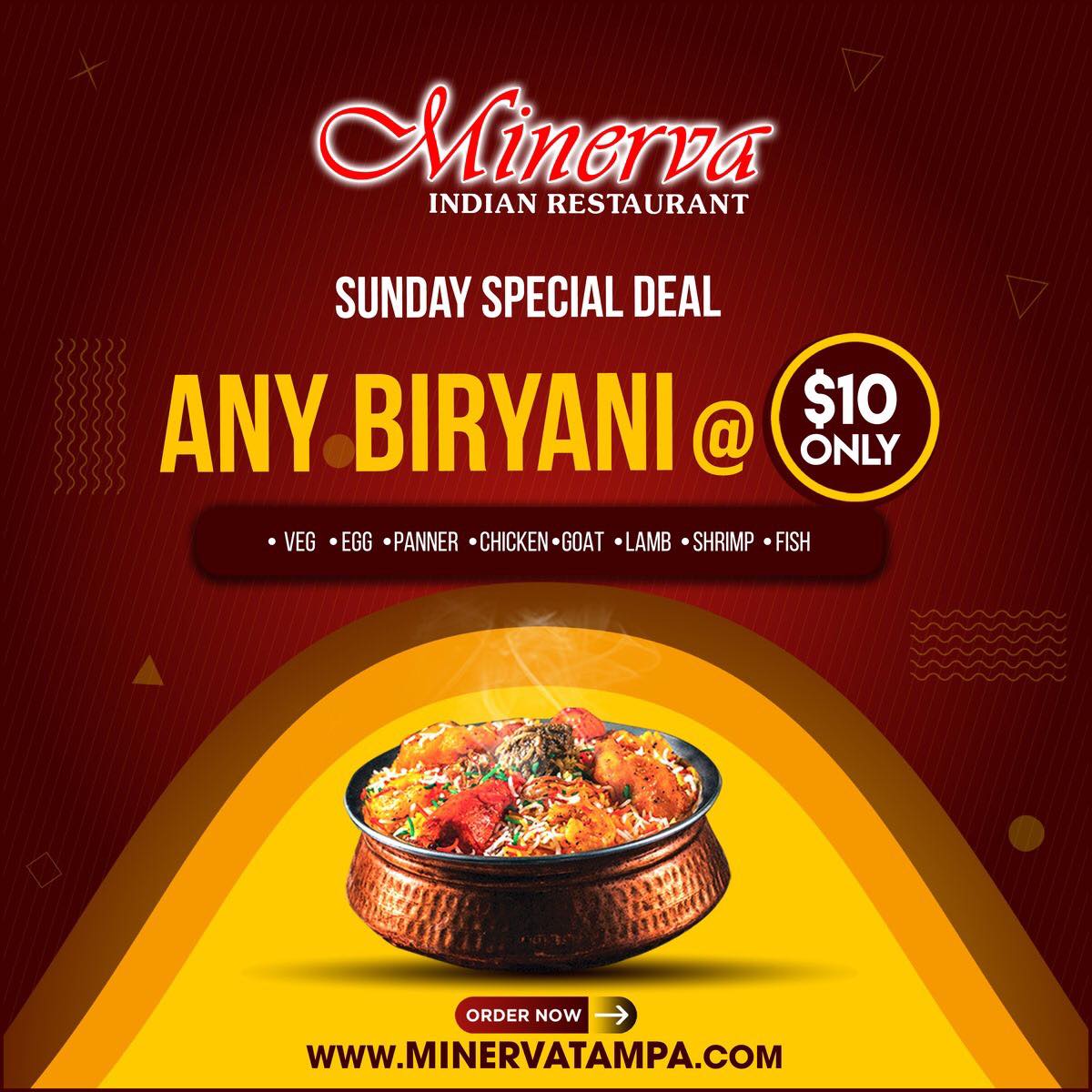 Minerva Indian Restaurant 19050 Bruce B Downs Blvd, Tampa