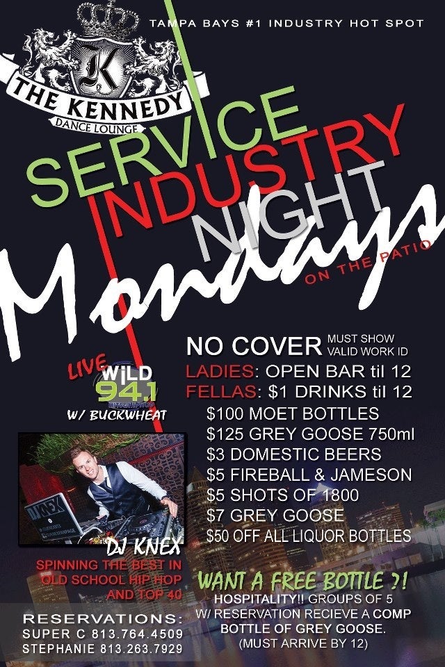 The Kennedy Soho Menu