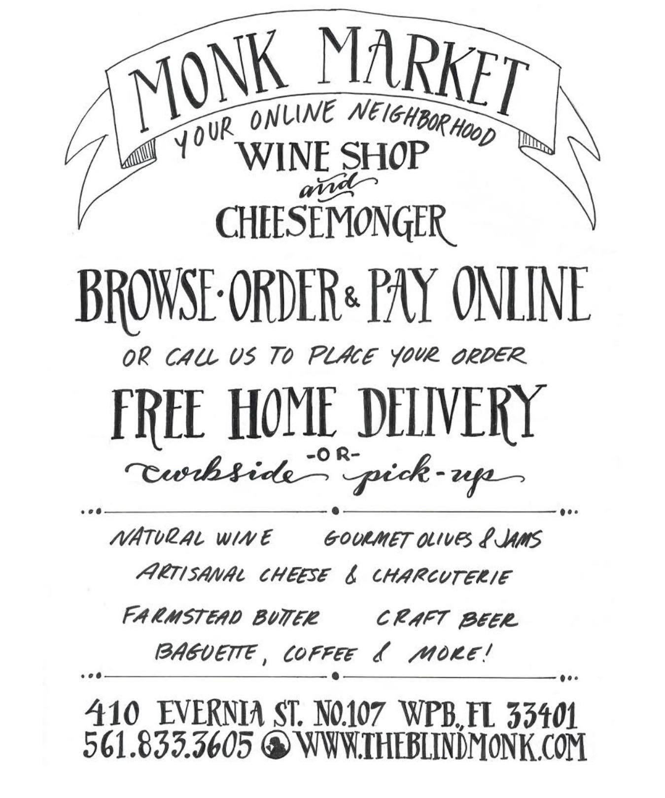 The Blind Monk 410 Evernia St #107, West Palm Beach