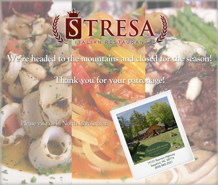 Stresa Italian Restaurant 2710 Okeechobee Blvd, West Palm Beach