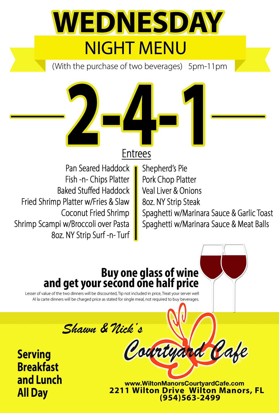 Shawn & Nick's Courtyard Cafe 2211 Wilton Dr, Wilton Manors