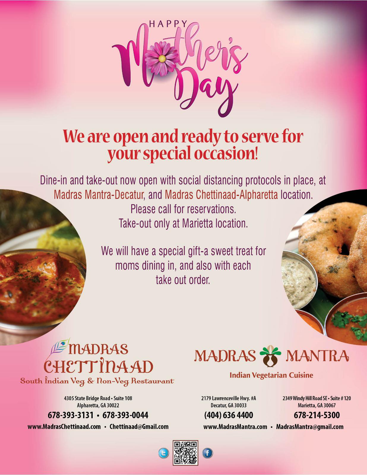 Madras Chettinaad 4305 State Bridge Rd #108, Alpharetta