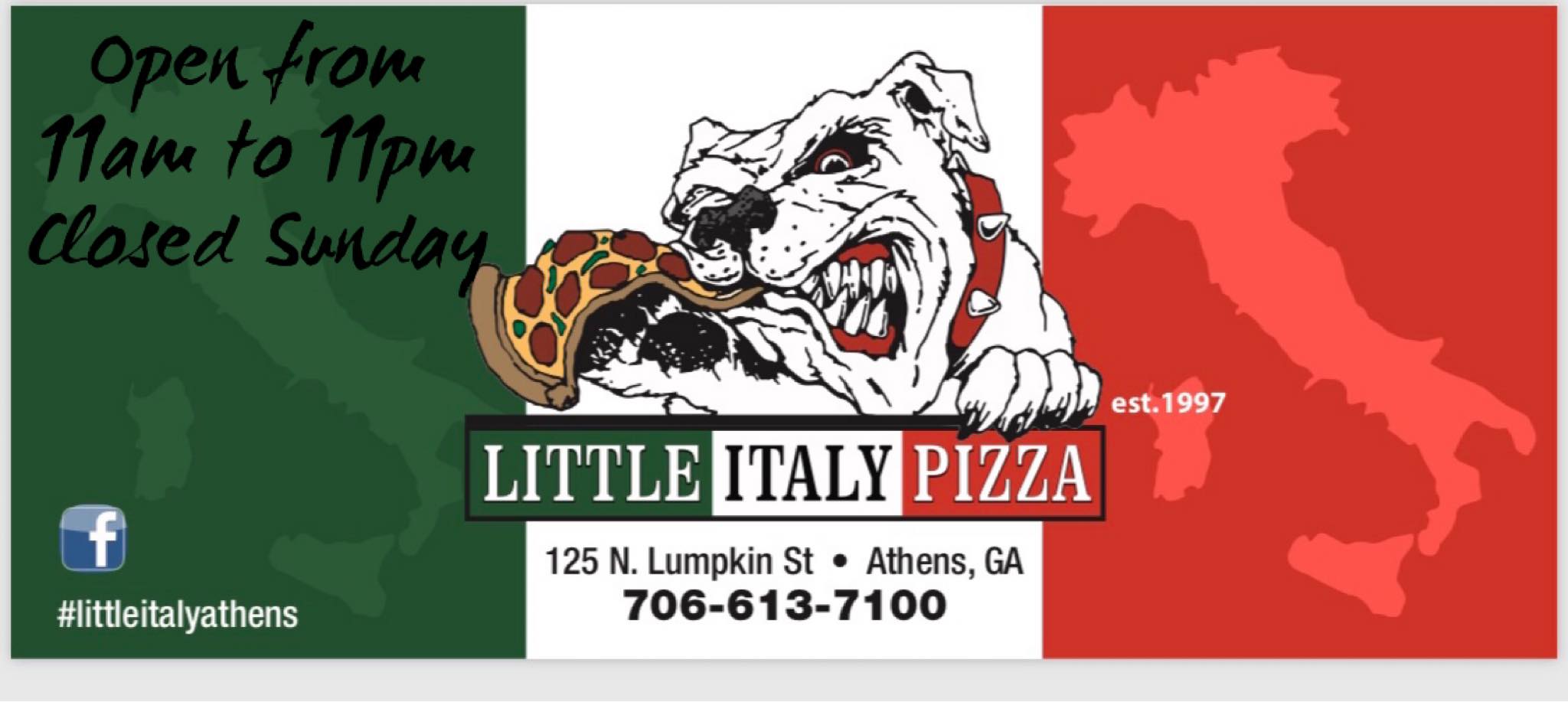 Little Italy Pizzeria 125 N Lumpkin St, Athens