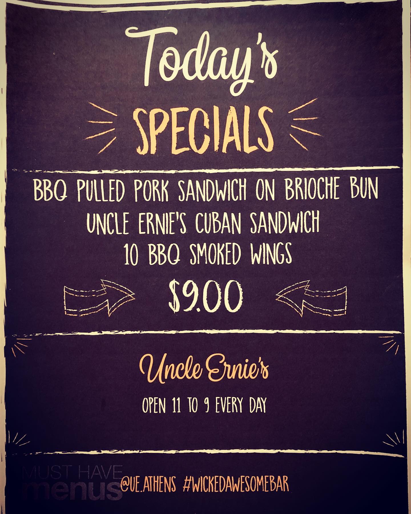 Uncle Ernie's Pub N Grub 235 W Washington St, Athens