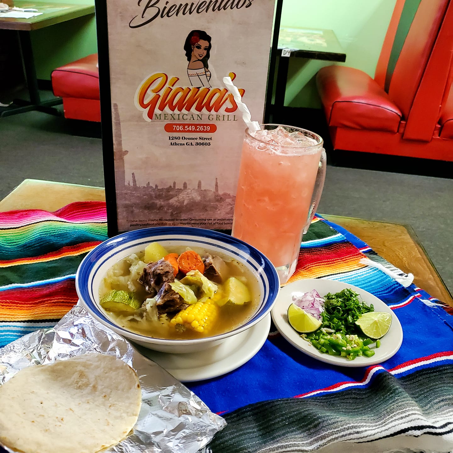 Gianas Mexican Grill 1280 Oconee St, Athens