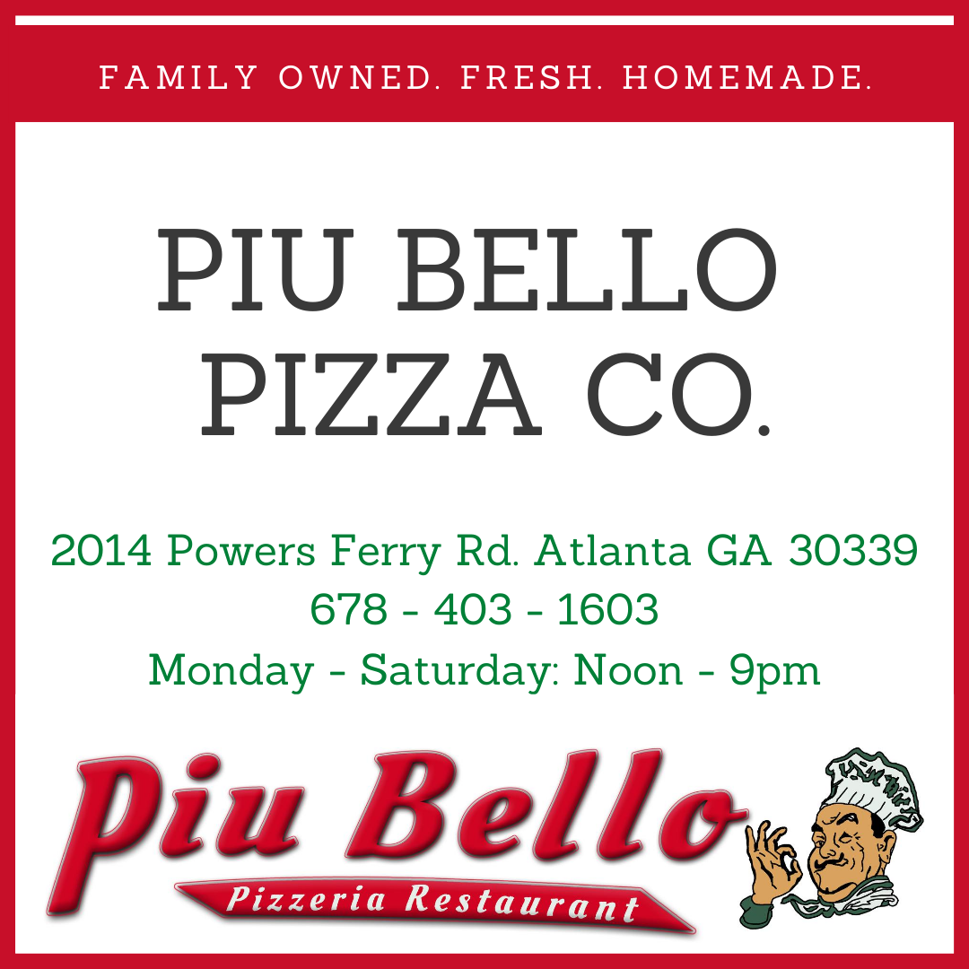 Piu Bello Pizzeria Restaurant 2014 Powers Ferry Rd UNIT 450, Atlanta