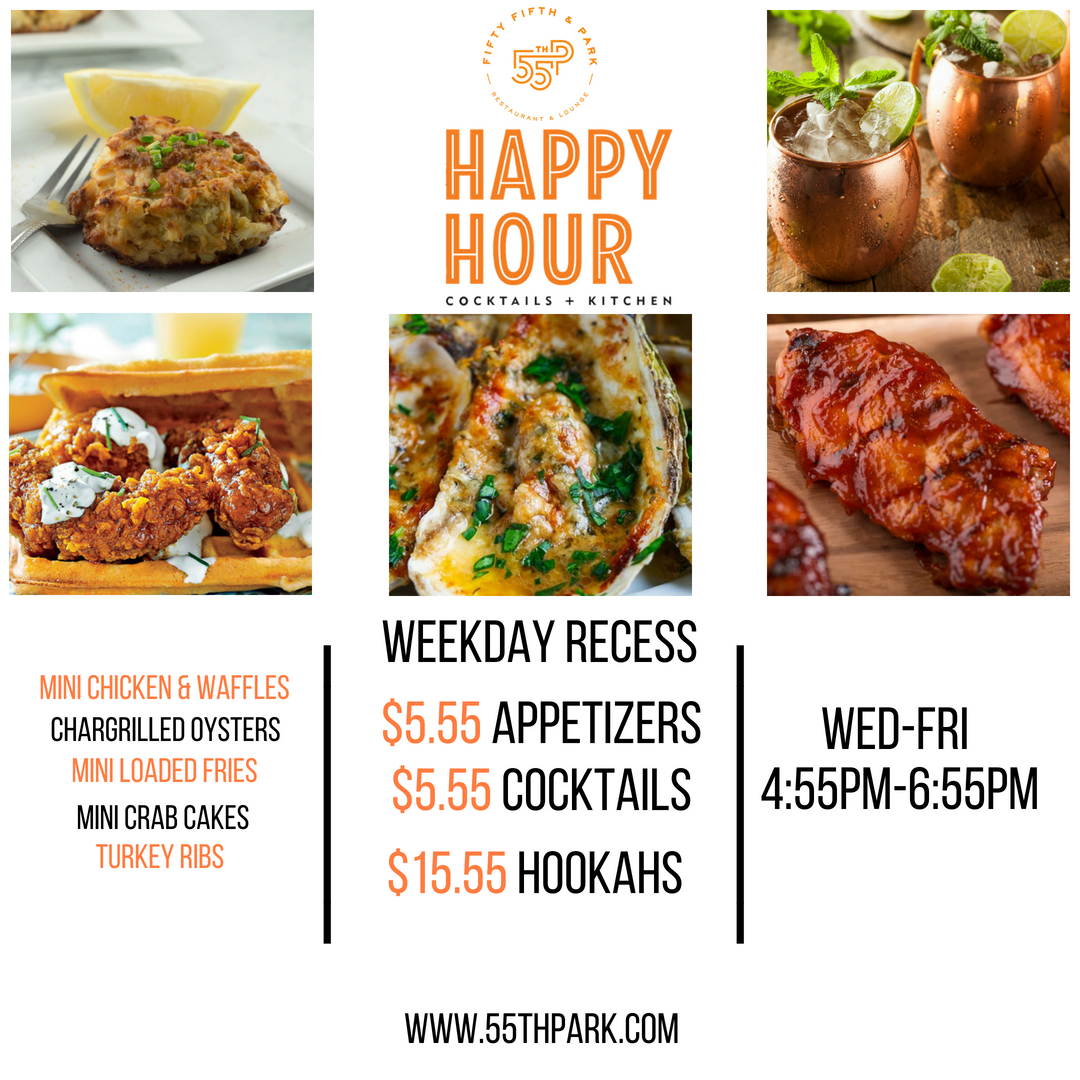 55th & Park Restaurant and Lounge Menu