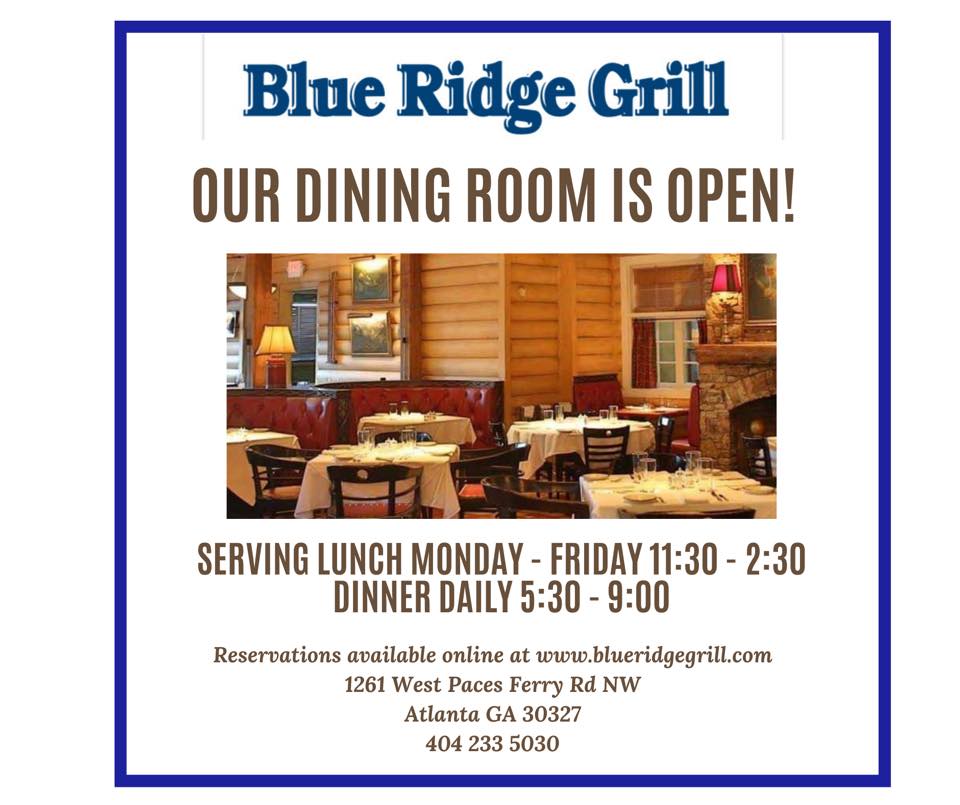 Blue Ridge Grill 1261 West Paces Ferry Rd NW, Atlanta