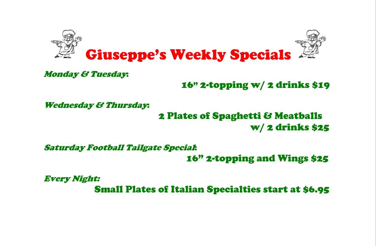 Giuseppe's 3690 Wheeler Rd, Augusta