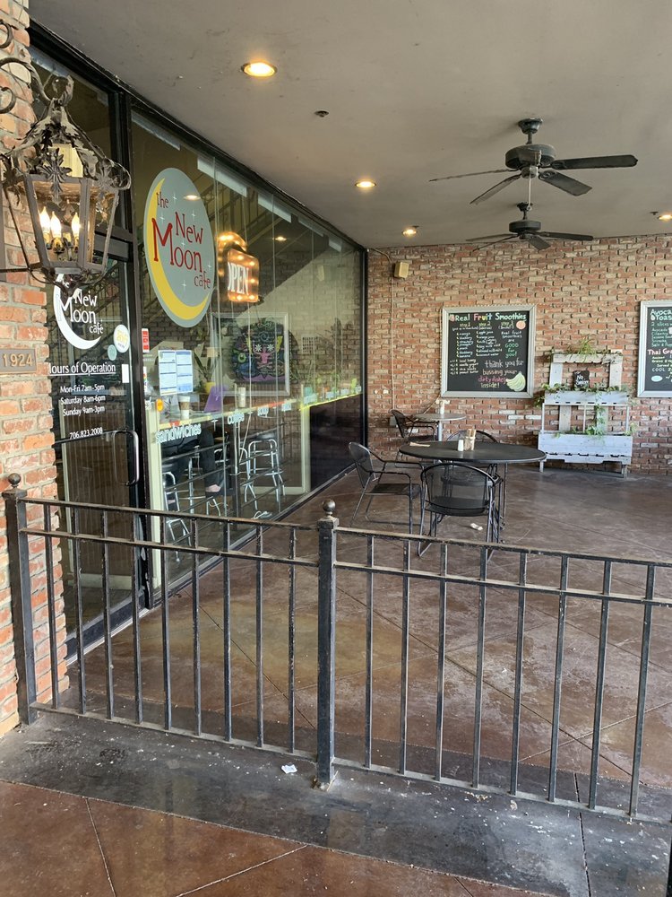New Moon Cafe JB White's Building storefront, 936 Broad St, Augusta
