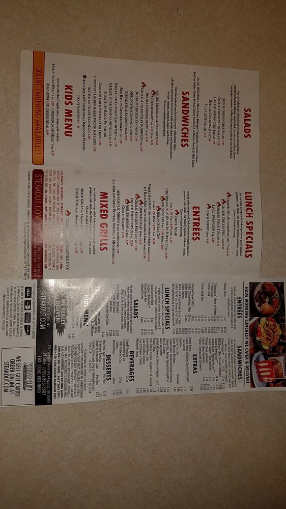 Steak-Out Charbroiled Delivery 106 Pleasant Home Road #2T, Augusta