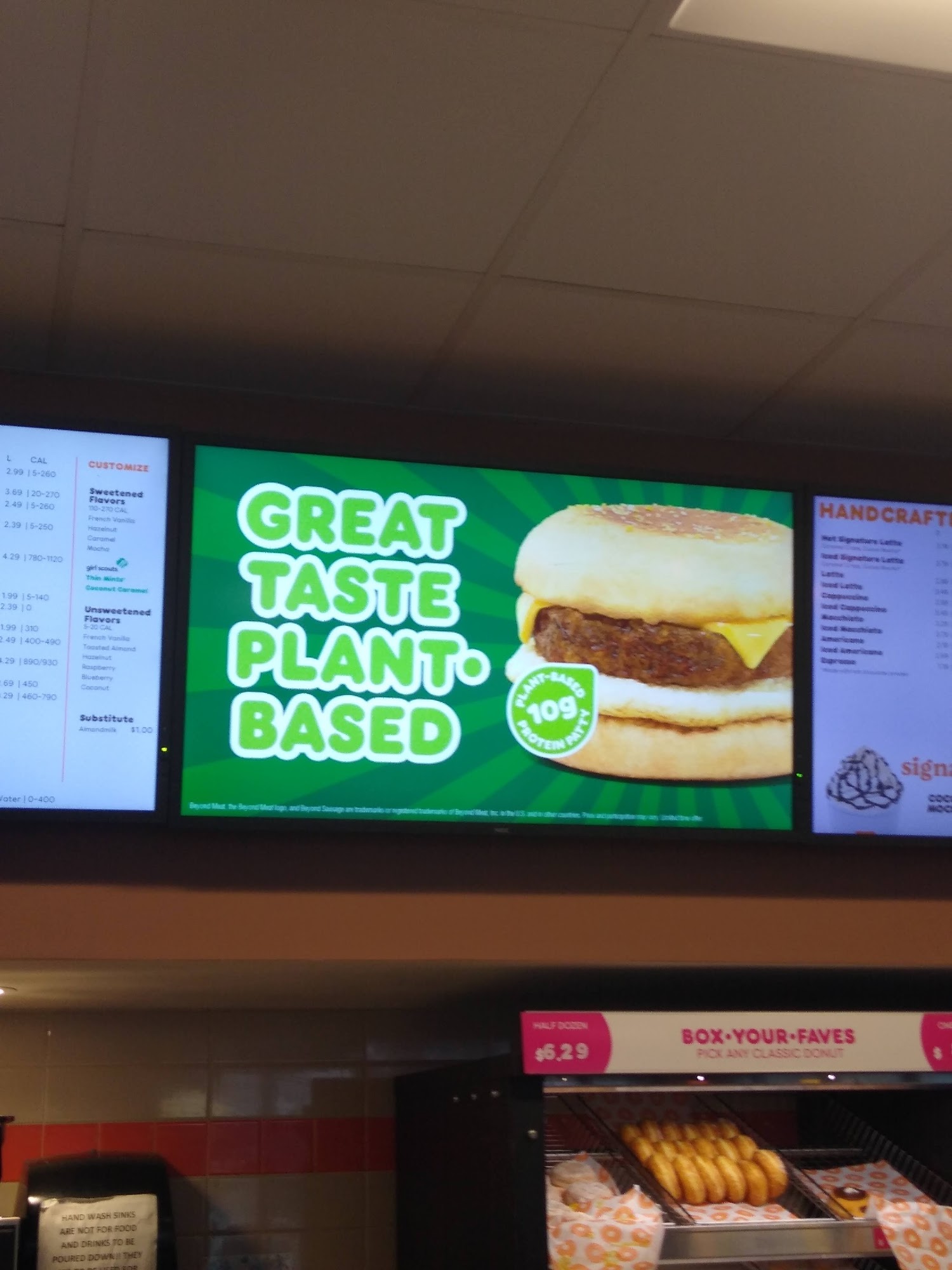 Dunkin' Menu