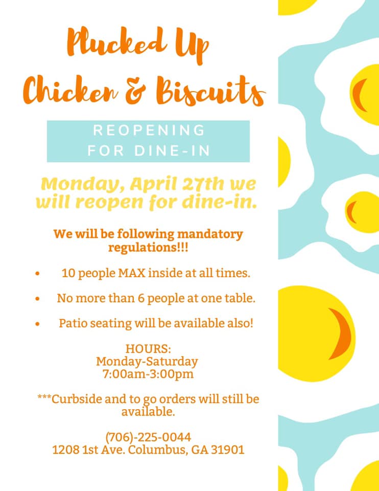 Plucked Up | Chicken & Biscuits 1208 1st Ave, Columbus