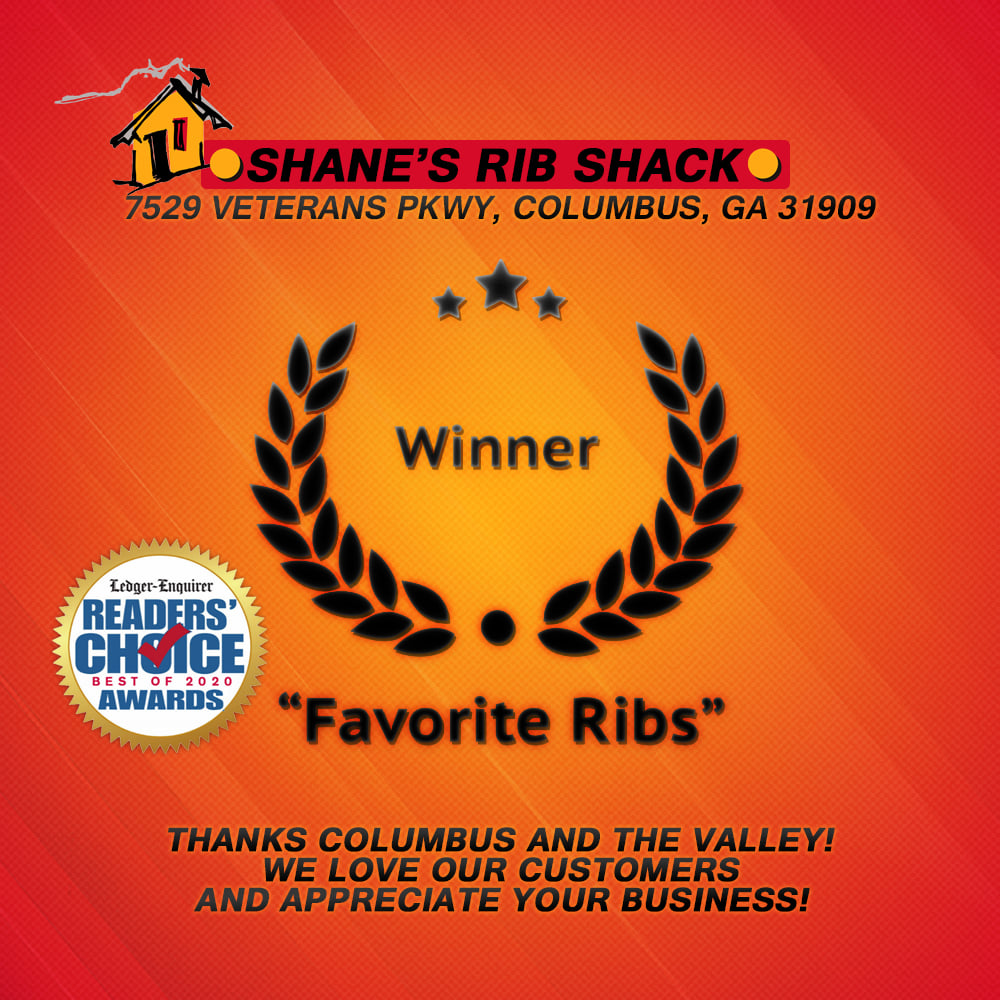 Shane's Rib Shack 7529 Veterans Pkwy, Columbus