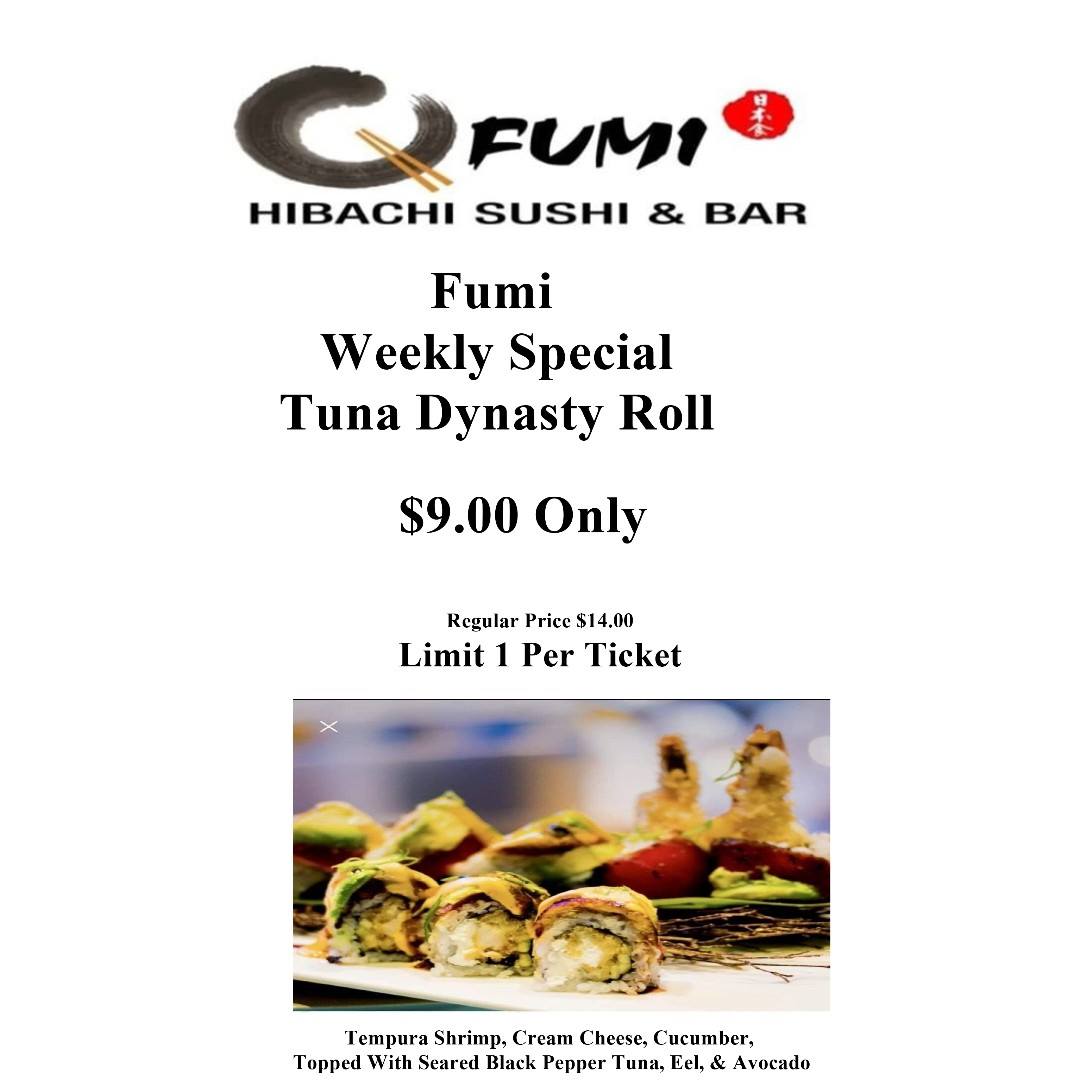 Fumi Hibachi Sushi 3550 Mall Blvd NW, Duluth