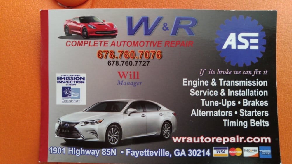 W&R Complete Automotive Repair