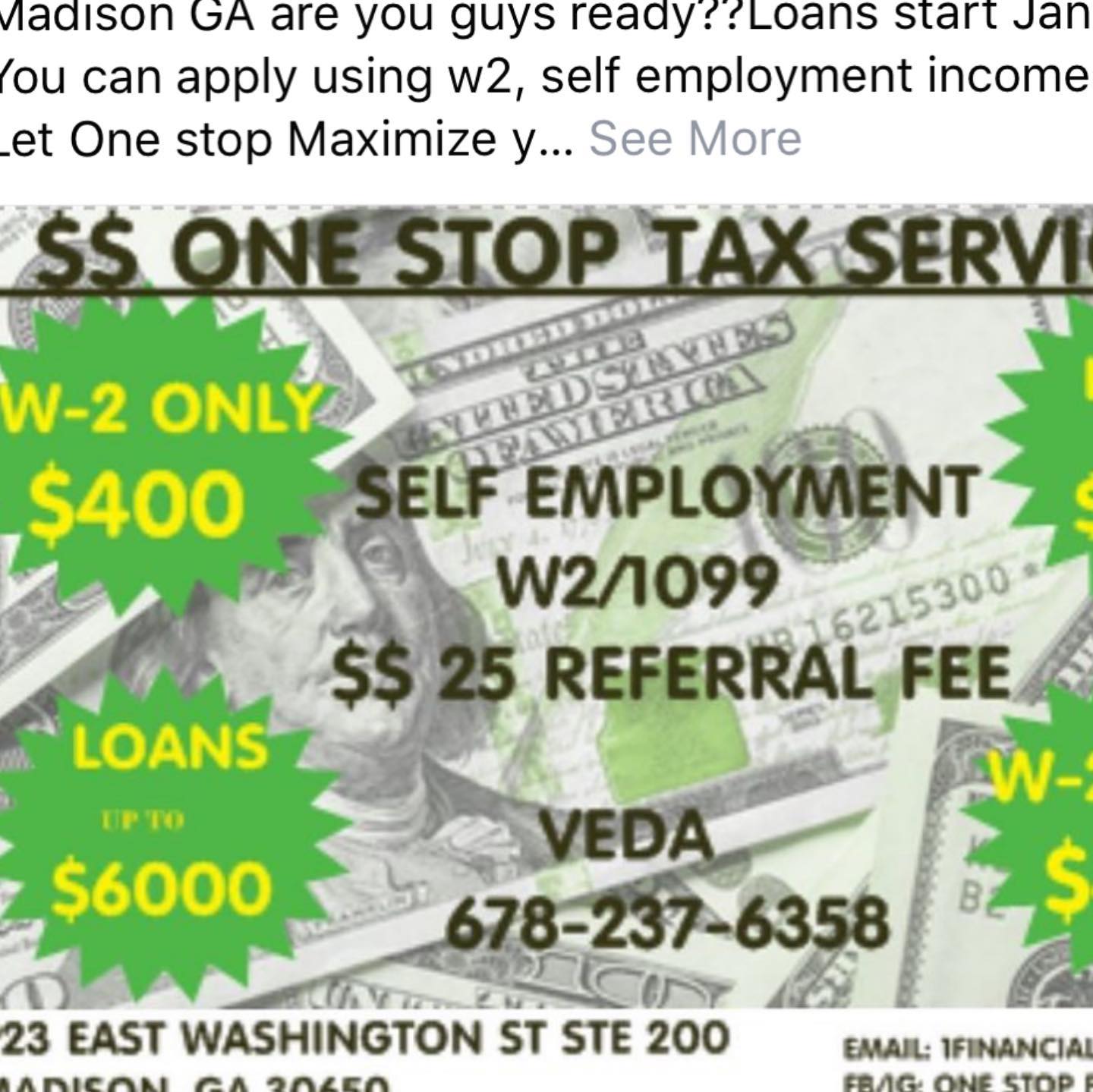 One Stop Tax Services