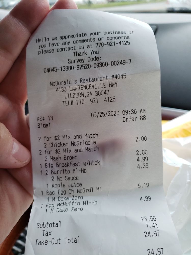 McDonald's 4133 Lawrenceville Hwy, Lilburn