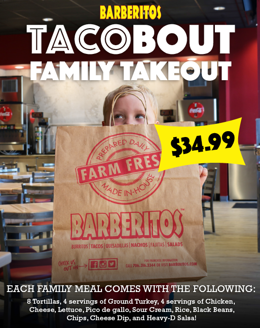 Barberitos Southwestern Grille & Cantina 652 New St, Macon
