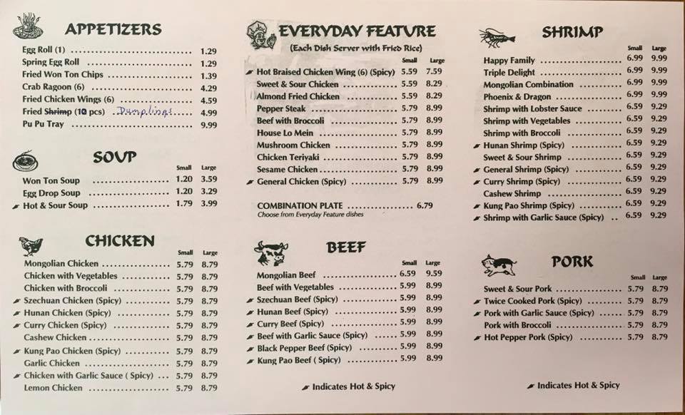 Chen's Wok VIII 6255 Zebulon Rd Ste 230, Macon