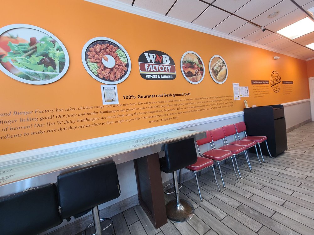 WNB Factory - Wings & Burger 4685 Presidential Pkwy #35, Macon
