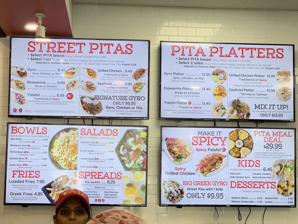 PITA Mediterranean Street Food 1625 Bass Rd, Macon