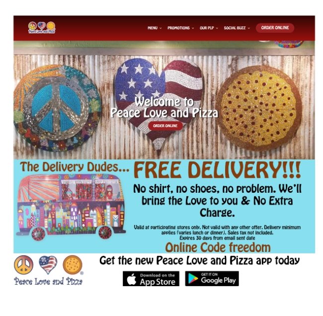Peace Love and Pizza - Due West 3960 Mary Eliza Trace NW, Marietta