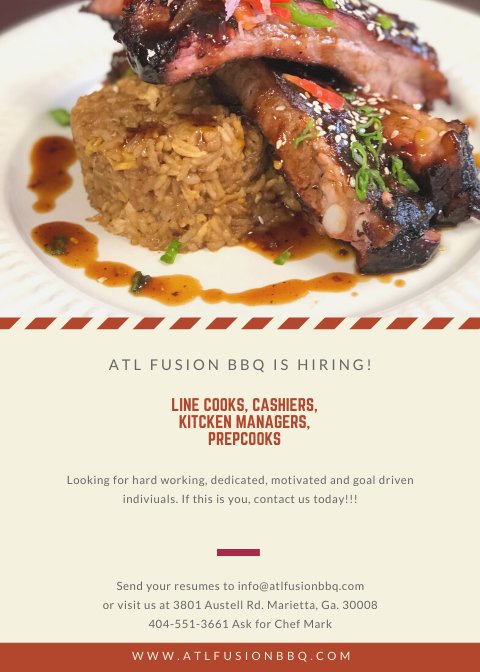 Atl Fusion BBQ 3801 Austell Rd SW, Marietta