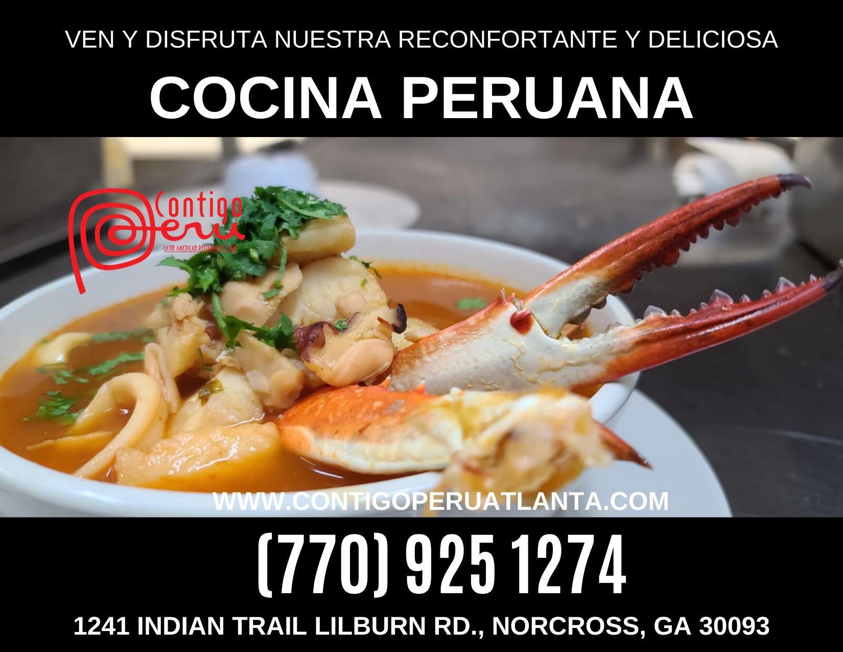 Contigo Peru Restaurant & Sports Bar Grill 1241 Indian Trail Lilburn Rd NW, Norcross