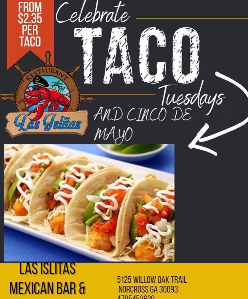 Las Islitas Mexican Bar & Grill 5125 Willow Oak Trail NW, Norcross