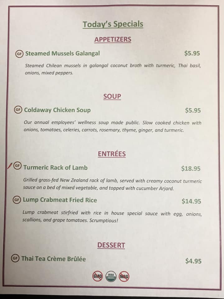 L'thai Organic Cuisine & Wine Bar 5450 Peachtree Pkwy, Peachtree Corners