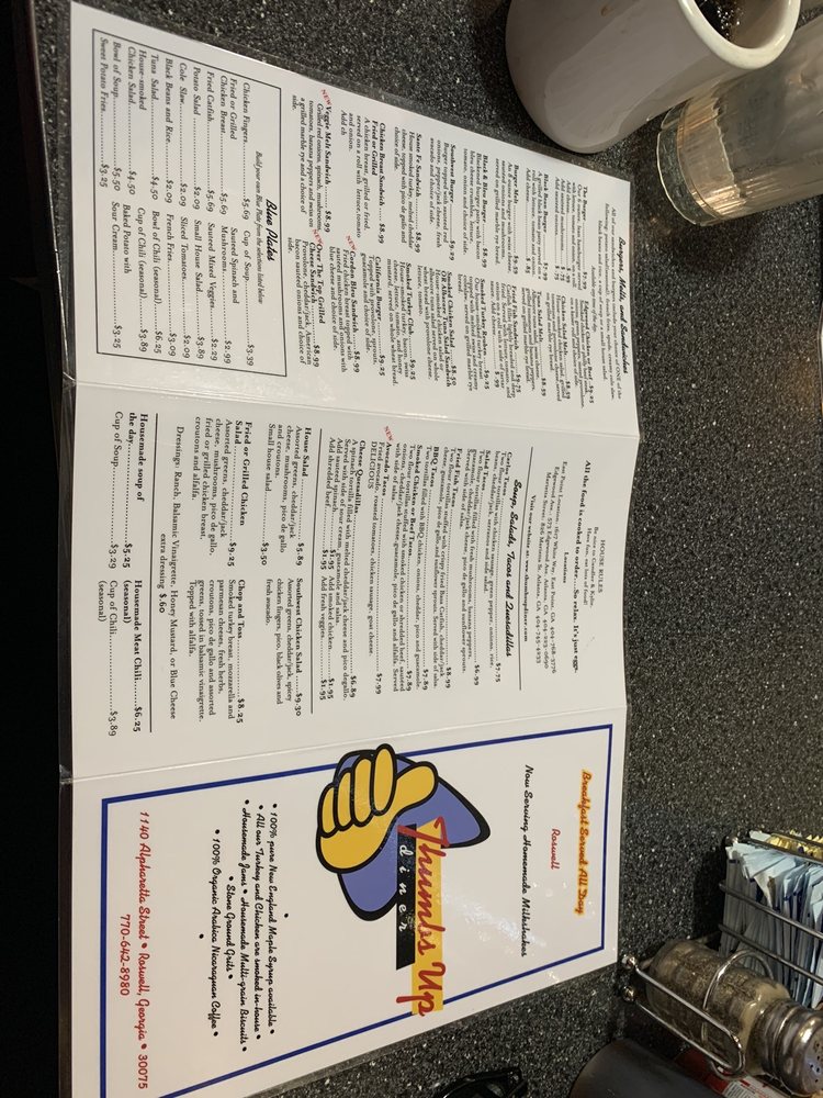Thumbs Up Diner 1140 Alpharetta Street # 1A # 1A, Roswell