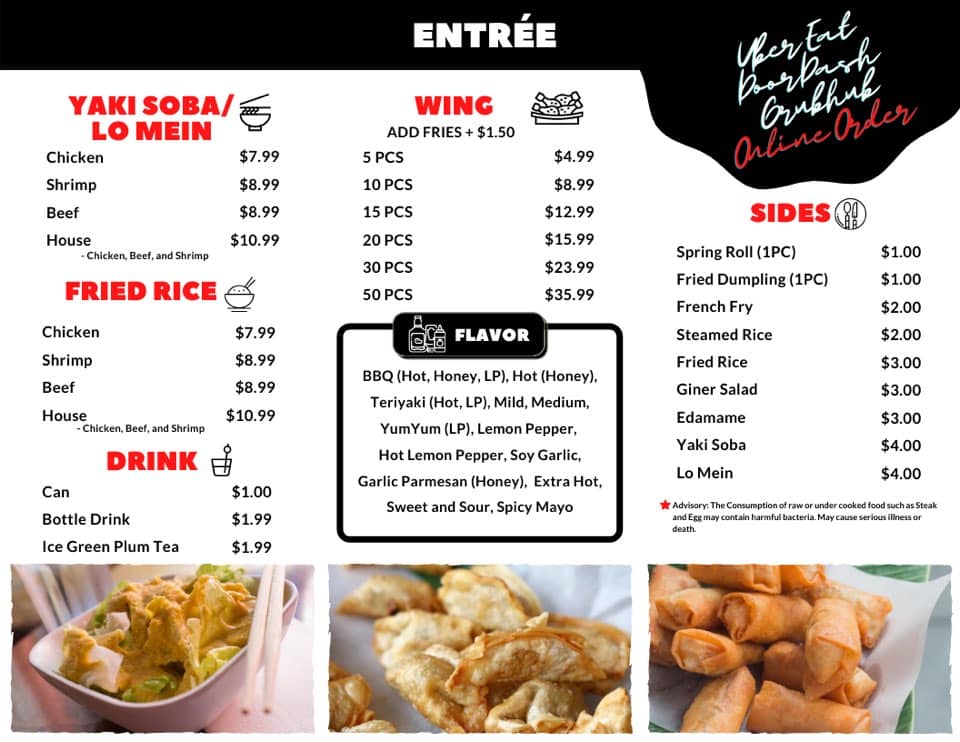 Corner Wings and Hibachi Express 10707 Alpharetta Hwy, Roswell