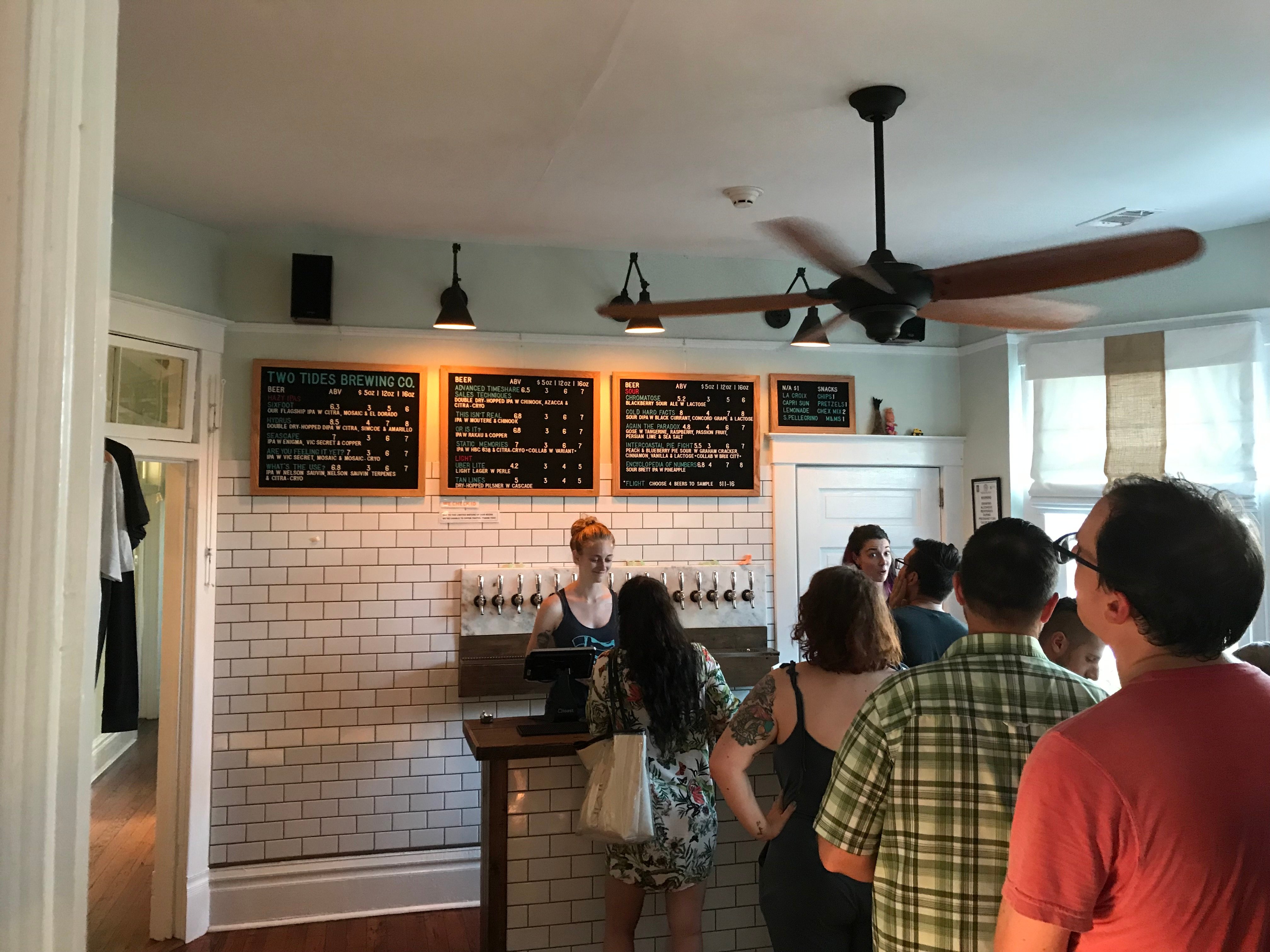 Two Tides Brewing Co. Menu