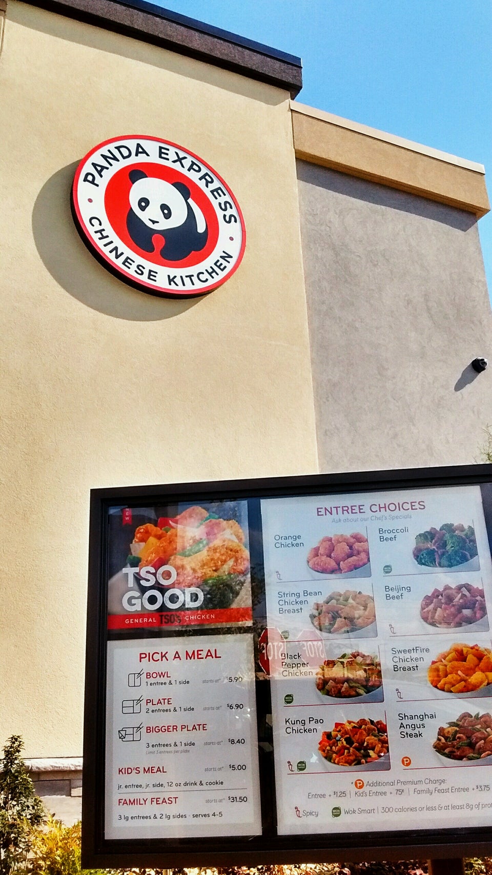 Panda Express Menu